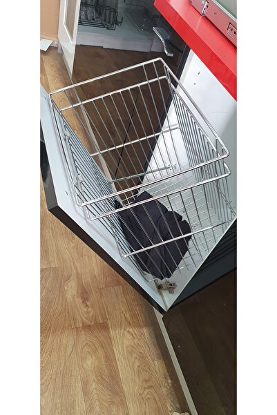 YILDIZ AKSESUAR TR Dolap Içi Askılı Kirli Çamaşır Sepeti 43 Cm