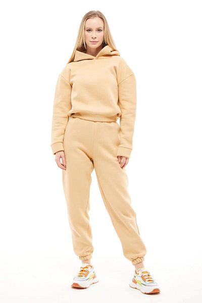 ysrozrgyim Women's Hooded Three Thread Tracksuit Set