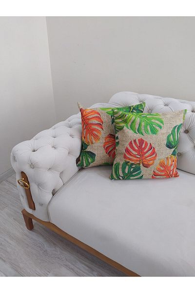 dehaberk Camel Sole Pattern Digital Printed Throw Pillow Cover