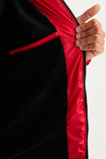 Goccix Red Men's Puffer Jacket - Windproof, Wind Resistant Gdm-600