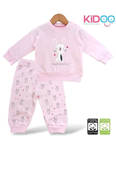 yavrucak baby Kız bebek 2li takım tam kalıp 6-24 aylık arası 2iplik pamuklu  ...