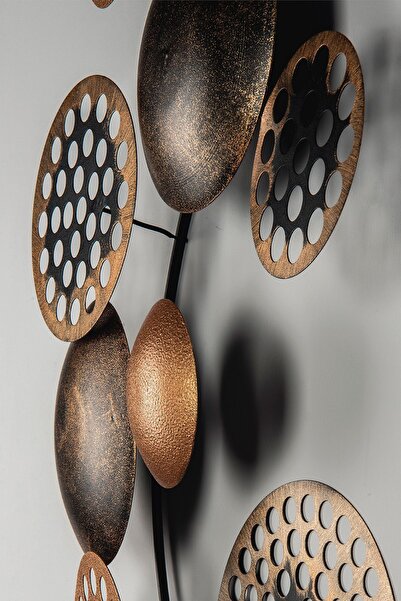 Doreline Doreart Bronte Metal Duvar Tablosu, Ev Ofis Duvar Panosu (bronz)