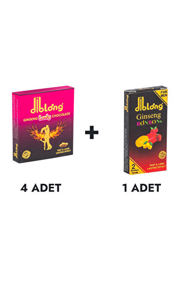 Diblong Lady Çikolata 4 Adet ve Bonbon %100 Orijinal Ürün Aynı Gün Gizli Kargo