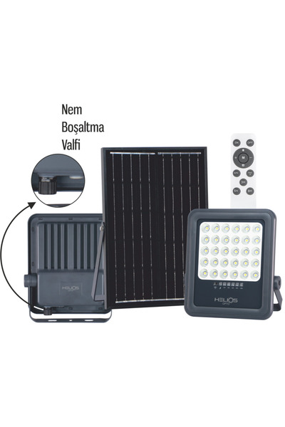 Helios Ledmar Opto 300w Solar Projektör - Ip65