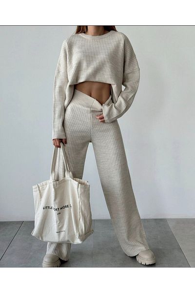 Oyer Moda Set de iarnă din două piese pentru femei - Set pantaloni și topuri