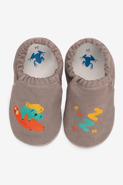 HOPFRÖG Slumber Hyper - Warm Grey Barefoot Smart Booties