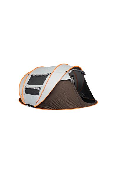 windcamp 4 Mevsim OTOMATİK KURULUM KAMP ÇADIRI 4 KİŞİLİK - BEJ (3 MEVSİM) 4 K...