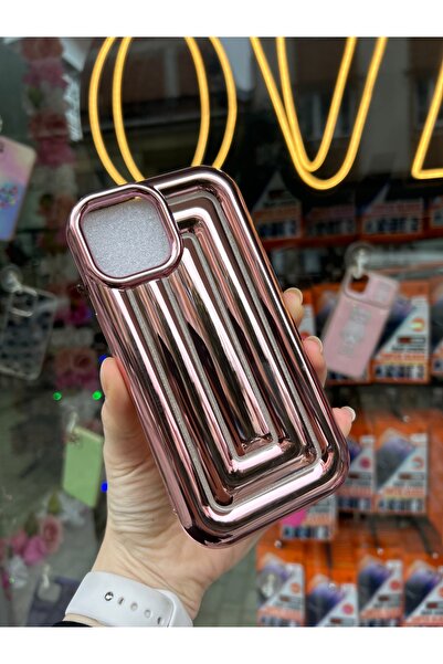 OVADA İphone 13/14/15 Uyumlu 3D Labirent Desenli Silikon Kılıf