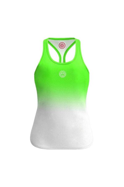 Crew Gradiant Tank - neon green, white