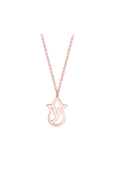 Ariş Altın Lale Kolye