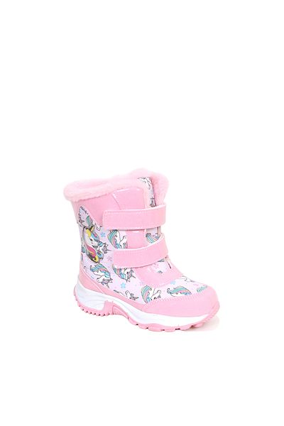 UNICORN Non-Slip Insole Furry Water and Cold Resistant Lighted Girls' Snow Boots
