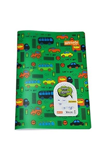 Mynote Text Up 100 Yaprak A4 Çizgili Defter / Karışık Renk