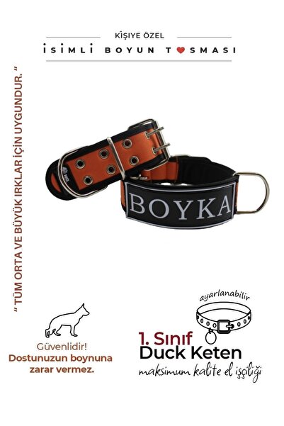 MgTasma Kişiye Özel, İsimli K9 Köpek Tasması, Boyun Tasması