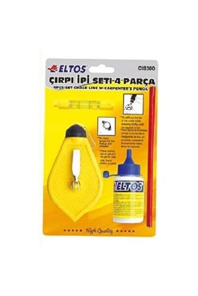 Eltos Boyalı Çırpı Ipi Seti 4 Parça