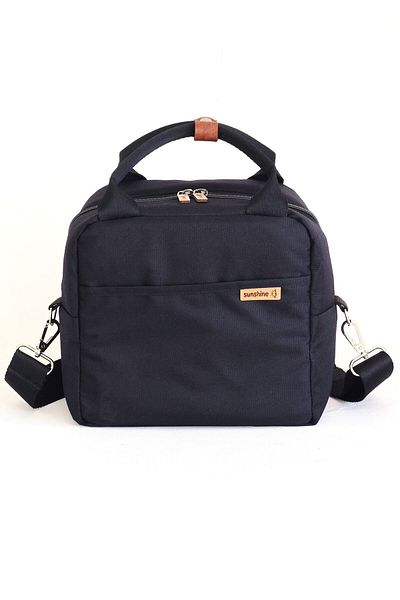SUNSHINE Waterproof Exclusive Thermal Lunch Bag Additional Food Lunch Bag Black