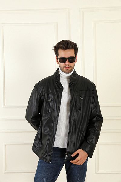 ModaPlaza Ανδρικό παλτό Plus Size 95329