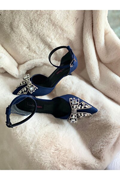 İLADİESHOES Kısa Topuklu Abiye Ayakkabı