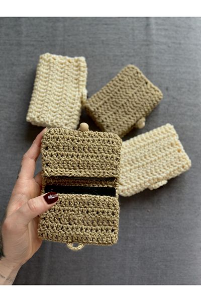 KABİLE SERAMİK Knitted Wallet/Card Holder Special design