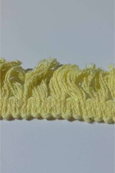 ÖZPAŞ TEKSTİL VE AKSESUAR 3cm Yellow Tassel Ribbon - 5 m