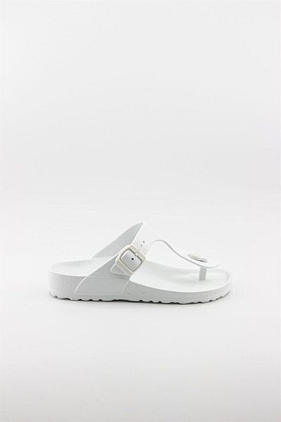 Esem White Flip Flops Eva Slippers
