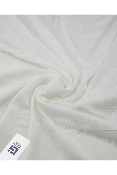 Scarf Σάλι Arya Chiffon - Πεταλούδα Off White -