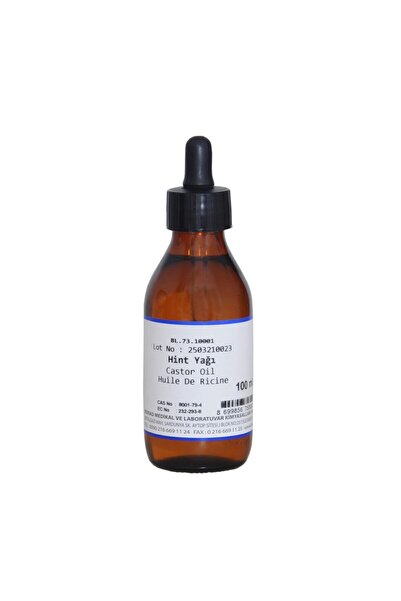 BİORAD Hint Yağı 100 Ml. Damlalıklı Şişe - Castor Oil - Huile De Ricine