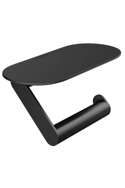 Hansgrohe Wallstoris Raflı Tuvalet Kağıtlığı Satin Siyah 27928670