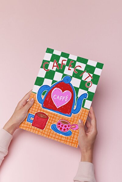 Hello Melody Design Baskı Koleksiyonundan "CAFECITO" Baskısı - Çerçevesiz