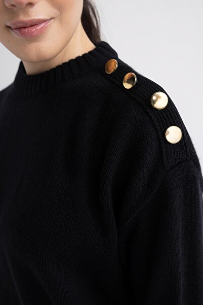 DeFacto Uvoľnený strih - Polovičný rolák tunika Y3637Az22Wn