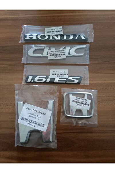 Passenger Car Oto Yedek Parça HONDA CİVİC 1.6İES BAGAJ YAZISI ÖN VE ARKA ARMA...