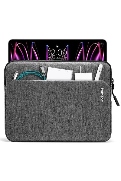 Tomtoc Light Series Gray 12.9 Inch Waterproof Ipad/Tablet Pc Case - B18B1G3