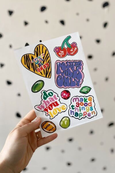 Hello Melody Design 4-Piece Sticker Pack from the Sticker Collection