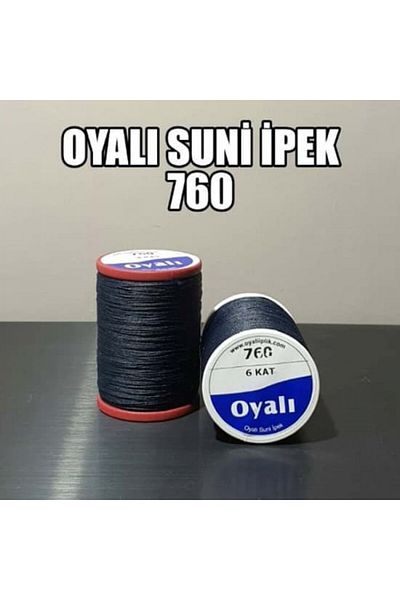 OYALI ΤΕΧΝΗΤΟ ΜΕΤΑΞΩΤΟ ΝΟ:760 - Κλωστή κεντήματος με κέντημα 4 στρώσεων