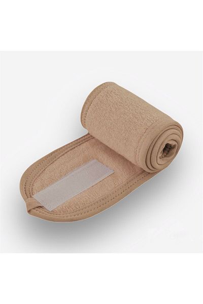 Mokita Home Κορδέλα μαλλιών Milk Coffee Color Towel για Αθλητική Γιόγκα Περιποίηση δέρματος - Αυτοκόλλητη