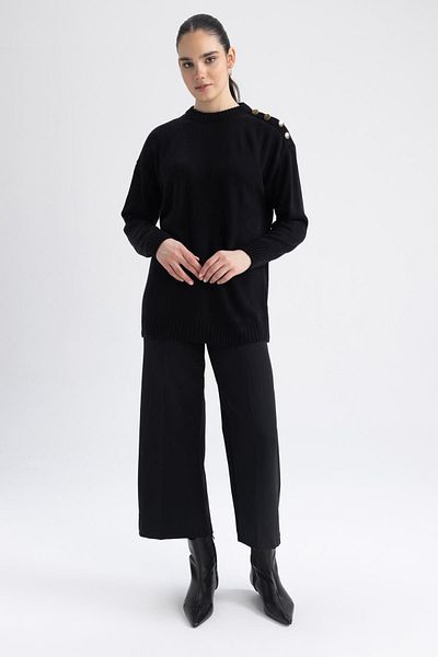 DeFacto Relaxed Fit - Halbe Rollkragenpullover-Tunika Y3637az22wn