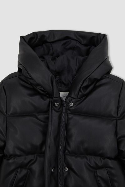 DeFacto Mädchen – wasserabweisende Pufferjacke mit Kapuze A0877a823au