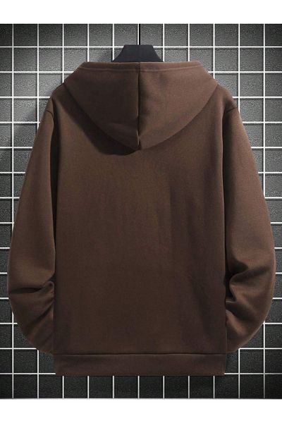 Revasser Φούτερ με κουκούλα DEER Printed Unisex Cotton Oversize - Πολύχρωμο