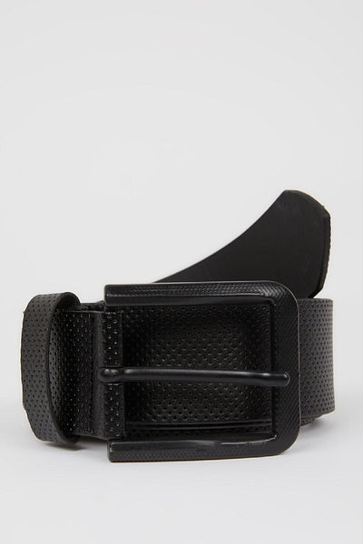 DeFacto Classic Men's Belt - Faux Leather, D3289Axns