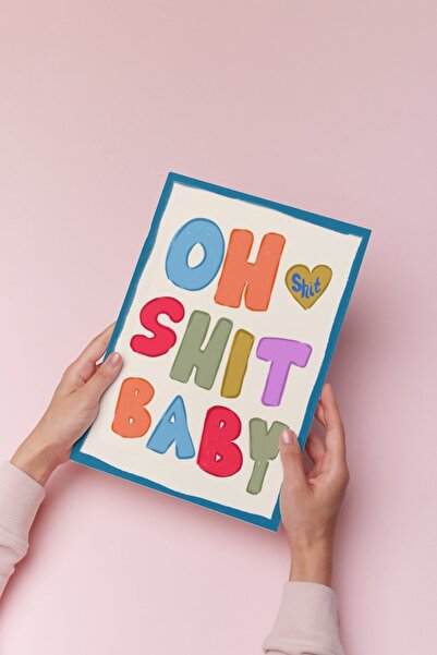 Hello Melody Design Εκτύπωση "OH SHIT" από την συλλογή έργων εκτύπωσης - Χωρί...