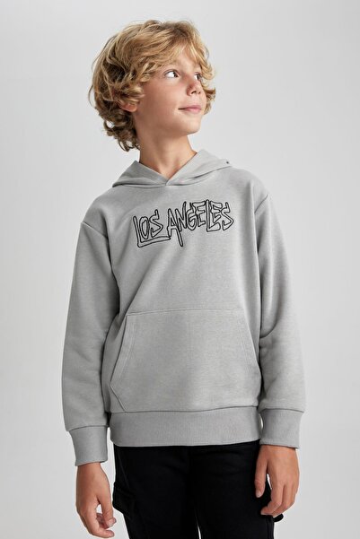 DeFacto Silná chlapecká mikina s kapucí - B0051A823Wn