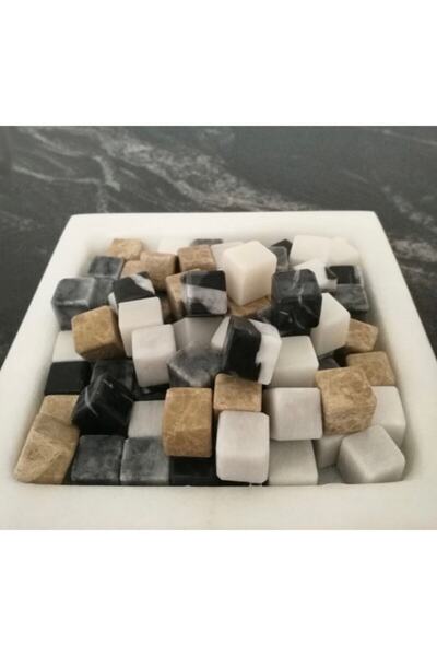 Genel Markalar Mermer Buz Küpü, Mermer Viski Taşı (6 Adet)