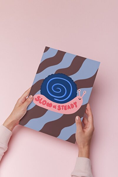 Hello Melody Design Εκτύπωση "SLOW" από την συλλογή εκτυπώσεων - Χωρίς πλαίσιο