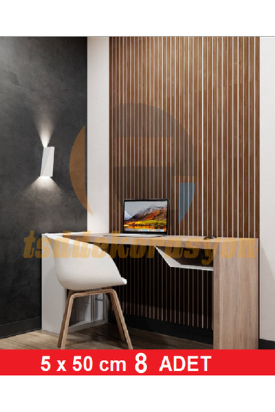 tsddekorasyon Tsd Dekorasyon Ahşap Şerit Duvar Panelleri Ceviz
