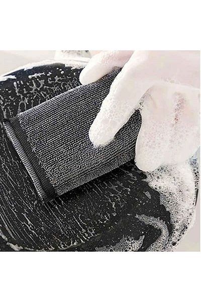 NesShine 2 Pieces Magic Inox Stainless Wire Dish Sponge
