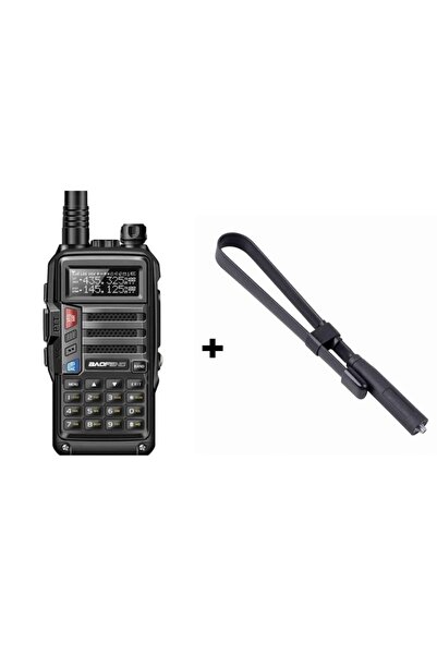 BAOFENG Uv-s9 Plus Siyah Taktikal Anten V2 Versiyon
