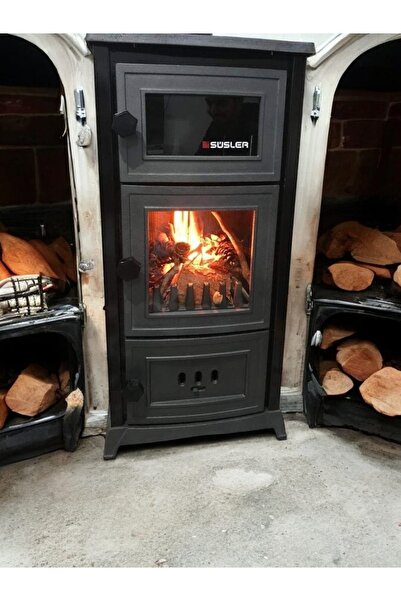 Süsler SS-5031 Camlı Döküm Soba