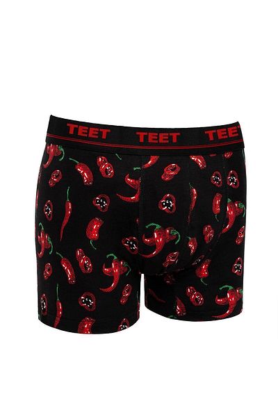 TEET Ανδρικό Boxer Premium Σετ 4 τεμαχίων - Δώρο από βαμβάκι και σχέδιο