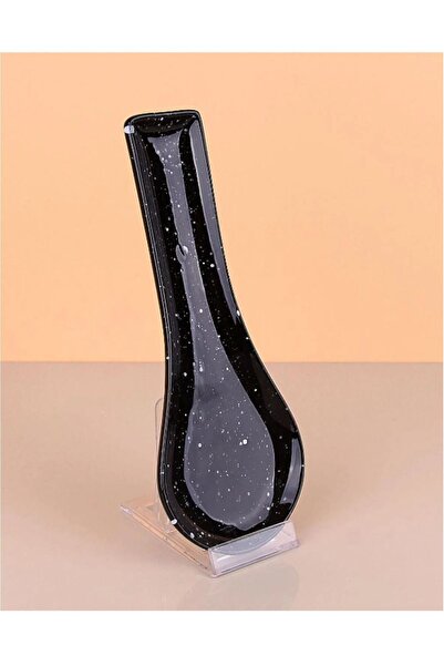 Hilamingo Home Siyah Seramik Kirli Kaşıklık Kepçe Kaşıklık Altlığı 27cm