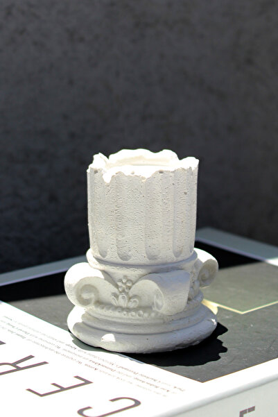 The Craft Thor Antik Mimari Sütun Beton Tealight Mumluk