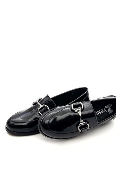 Venüs 2455201K Жіночі черевики з натуральної шкіри з пряжкою в чоловічому стилі